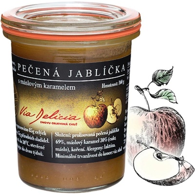 Via Delicia Pečená jablíčka s máslovým karamelem 160 g