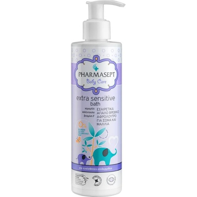 PHARMASEPT Измиващ гел за тяло и коса , Pharmasept Tol Velvet Baby Extra Sensitive Bath 250ml