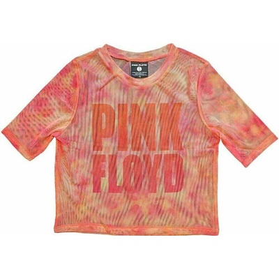 Pink Floyd Stacked Logo Mesh Pink