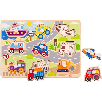 Tooky Toys puzzle Dopravní prostředky