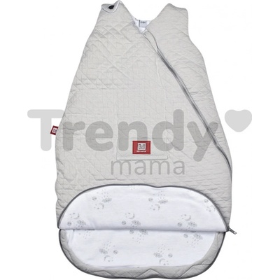Red Castle Dojčenský spací vak Pearl Grey Fleur de coton prešívaný šedý