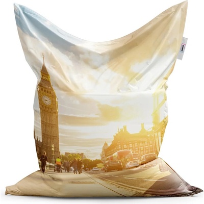 Sablio Sedací vak Classic Londýn Big Ben 150x100 cm