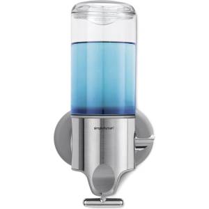 simplehuman Стенен диспенсър за сапун от неръждаема стомана в сребрист цвят 440 мл - simplehuman (BT1034)