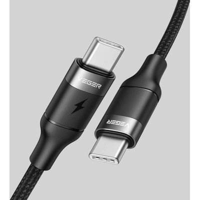 Veger CC02 USB TYP-C / TYP-C PD 100W, 1,5m, černý