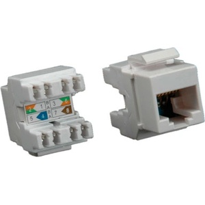 Roline 26.11. 0353 : : ROLINE Cat. 6 инсърт за Class E Keystone Patch-панел, RJ-45, светлосив