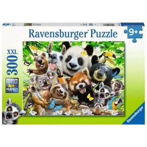 Ravensburger Пъзел Ravensburger от 300 XXL части - Селфи на диви животни (12893)
