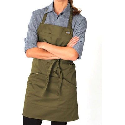 Le Chef Gastro zástěra DE113 Olive 91x71cm