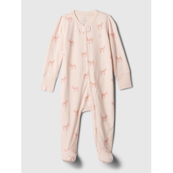 GAP Бебешки гащеризон от органичен памук GAP GAP | Rozov | Момичешки | 56-62