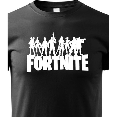 Dětské tričko Fortnite Černá Canvas Dětské tričko Bezvatriko.cz 1