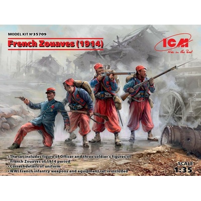 ICM French Zouaves 1914 4 figures 1:35