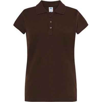 Jhk Dámske polo tričko JHK511 Chocolate