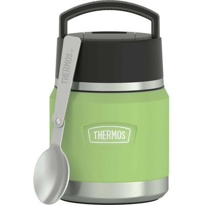 Thermos dětská termoska na jídlo s lžící 355 ml zelená černá
