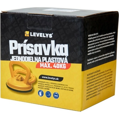 LEVELYS Prísavka jednodielna plastová do 40kg