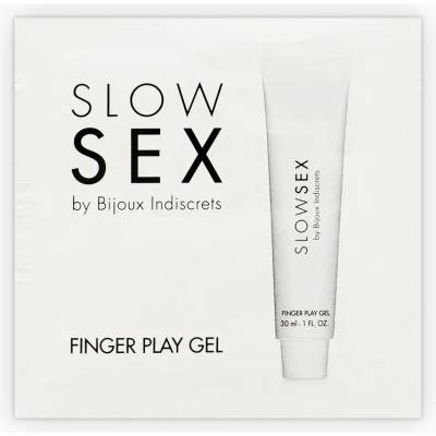 Bijoux indiscrets - bijoux slow sex Масажен гел bijoux - slow sex massage gel with finger play single dose