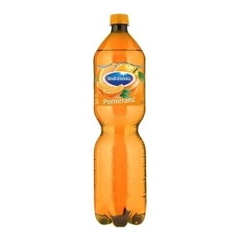Ondrášovka Jemně perlivá minerální voda ochucená pomeranč 1,5l