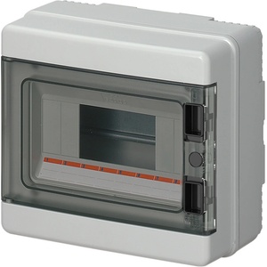 Elettrocanali Ec620 ТАБЛО ЗА ОТКРИТ МОНТАЖ 8 МОДУЛА (1Х8) ip65 СИВ (ec62008e)