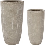 Bizzotto ДЕКОРАТИВНА САКСИЯ 2БР. cement БЕЖОВА (0790565)