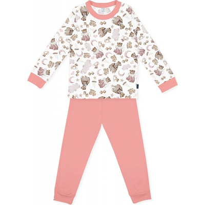 Darré dětské pyžamo Retro medvěd meruňkové