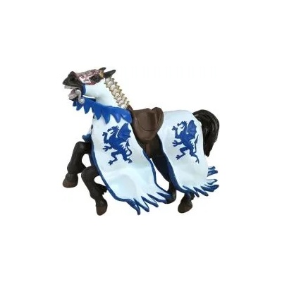 Papo - Фигурка за колекциониране и игра - Dragon king`s horse blue (39389)