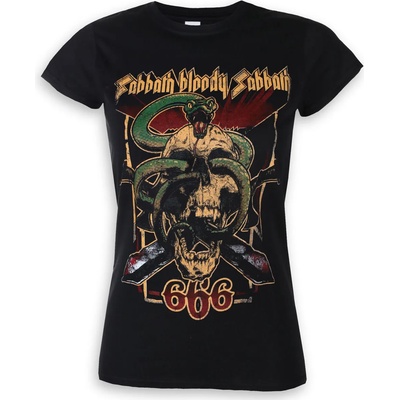 ROCK OFF Дамска тениска Black Sabbath - Кървава събота 666- ROCK OFF - BSTS32LB