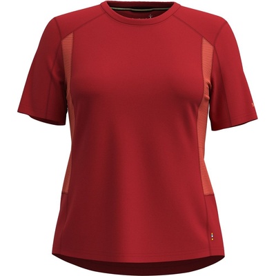 SMARTWOOL Women's Mountain Bike Short Sleeve Jerse Active CURRANT