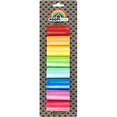 DUVO+ Sáčky na exkrementy, barevné 8 x 15 ks 32 x 19 cm