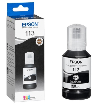 Epson 113 EcoTank Оригинален черен мастилен патрон (C13T06B140)