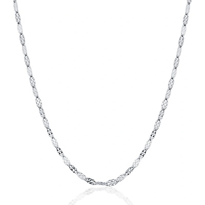 JVD Stříbrný řetízek gravírované očka SVLCMPIR836050