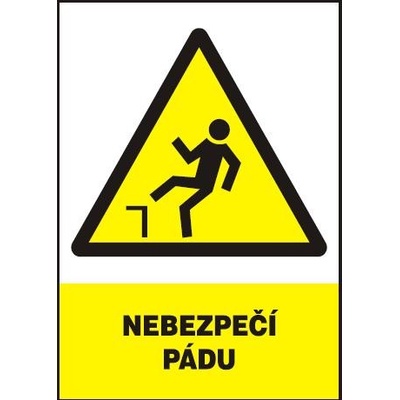 MAGG Nebezpečí pádu - plastová tabulka A4 120208