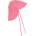 Huttelihut Детска шапка Huttelihut Kid's Summer Hat Muslin Hat - Plumeria - размер 52 cm (904-5932-0715)