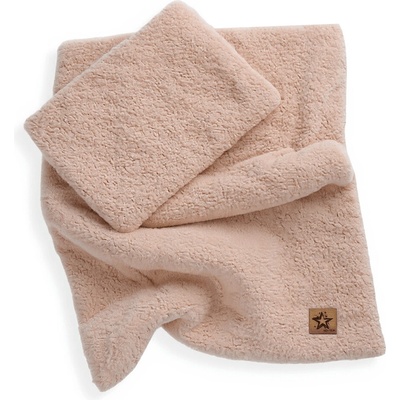 Baby Nellys 2D súprava vankúš a prikrývka Boucle béžová
