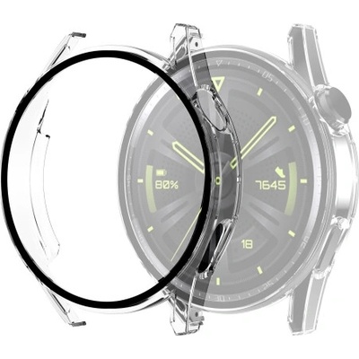 VSETKONAMOBIL Plastový kryt s ochranným sklom pre Huawei Watch GT 3 46mm priehľadný 38431