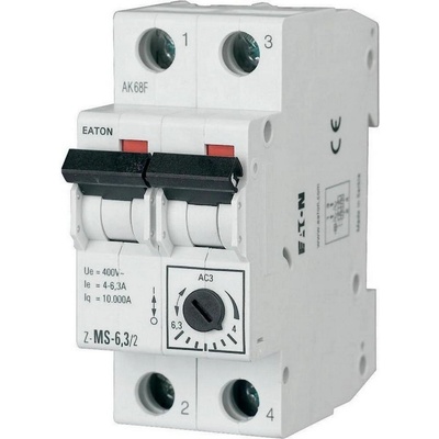 Eaton Моторен прекъсвач eaton z-ms-40/2, 248401 - 2p, 25-40a (248401)