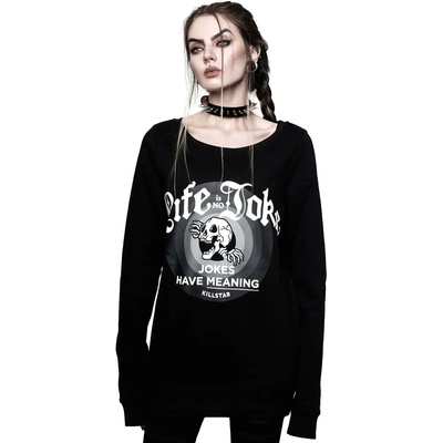 KILLSTAR дамски суитшърт KILLSTAR - Life Is No Joke - KSRA003079