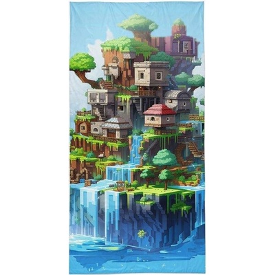 Detexpol Osuška Kocky mesto 70x140 cm