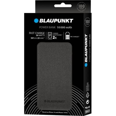 Blaupunkt BL-110PB/1VH 10000 mAh 20 W преносим зарядно устройство, сиво (BL-110PB/1VH)