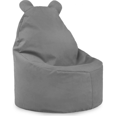 Primabag Teddy plyš tmavě šedá