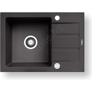 Pyramis 70166501 - Кухненска мивка NEXT 62x44 см гранит/матово черно (PY0020) Мивка за вграждане
