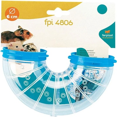 Ferplast Hamster toy - Забавна играчка, пластмасов тунел /полукръг/ за хамстери ø 6 см