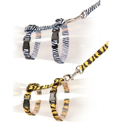 Duvo+ Postroj cat nylon ZOO mix 30 - 50 12 mm – Zbozi.Blesk.cz