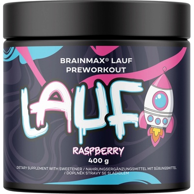 BrainMax LAUF Preworkout s kofeinem 400 g – Zboží Mobilmania