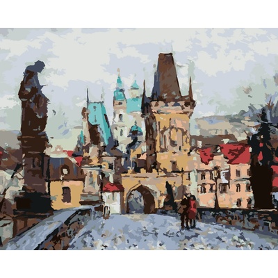 ZUTY Malování podle čísel KARLŮV MOST NA PODZIM 40 x 50 cm
