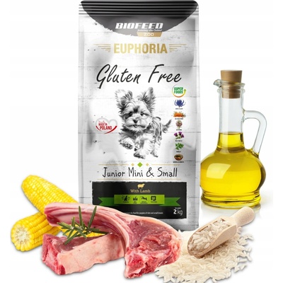 Biofeed Euphoria Gluten Free Junior Mini&Small Lamb 2 kg