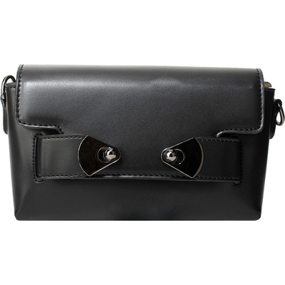 L&S taška Anna Grace Cross Body s černým kovovým dílem LS-AG00732 black černá