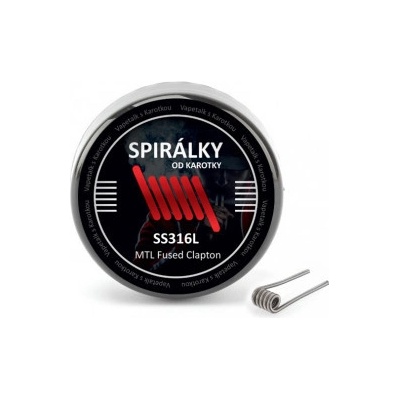 Spirálky od Karotky MTL Fused Clapton 0,5ohm 10ks