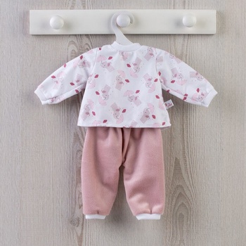 Asi Дрехи за кукла Мария, 43 см - Розова пижама със слончета (3366120)