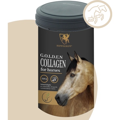 Hippogriff G.O.L.D.E.N COLLAGEN for horses vo forme sypkej zmesi 750 g