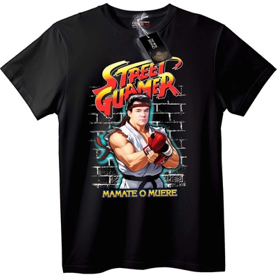 NOONEBRAND Тениска Street Guamer - S, Black
