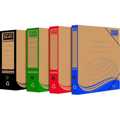 АРХИВНА КУТИЯ skag С ЛАСТИК 12СМ МИКС