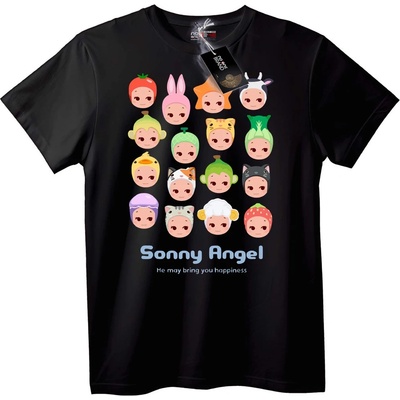 NOONEBRAND Тениска Sonny Angel Герои - 5XL, Black